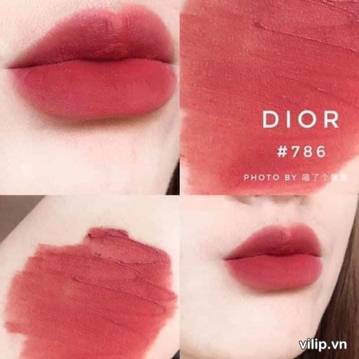Review Son Dior 527 Rouge Liquid Reckless Matte Màu Đỏ Gạch